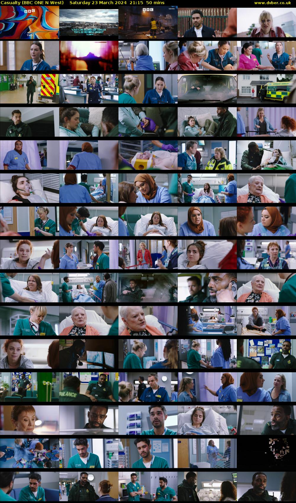 Casualty (BBC ONE N West) Saturday 23 March 2024 21:15 - 22:05