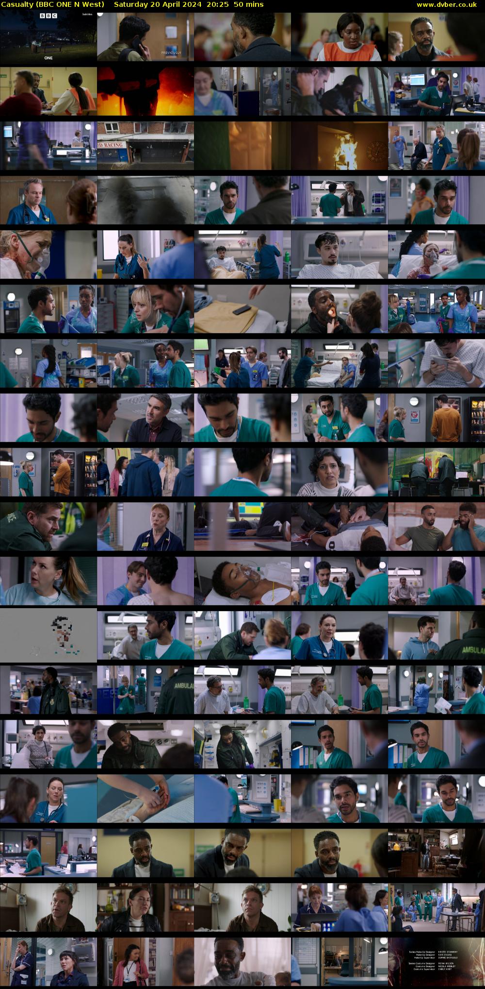 Casualty (BBC ONE N West) Saturday 20 April 2024 20:25 - 21:15