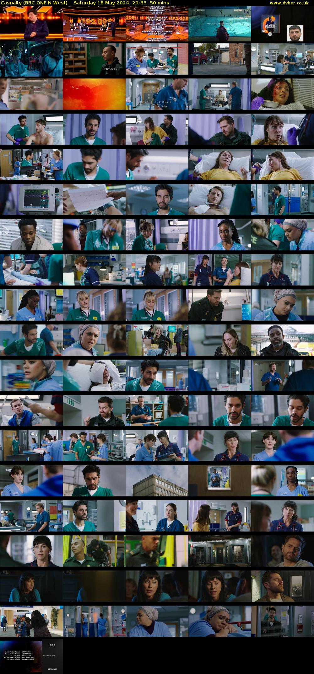 Casualty (BBC ONE N West) Saturday 18 May 2024 20:35 - 21:25