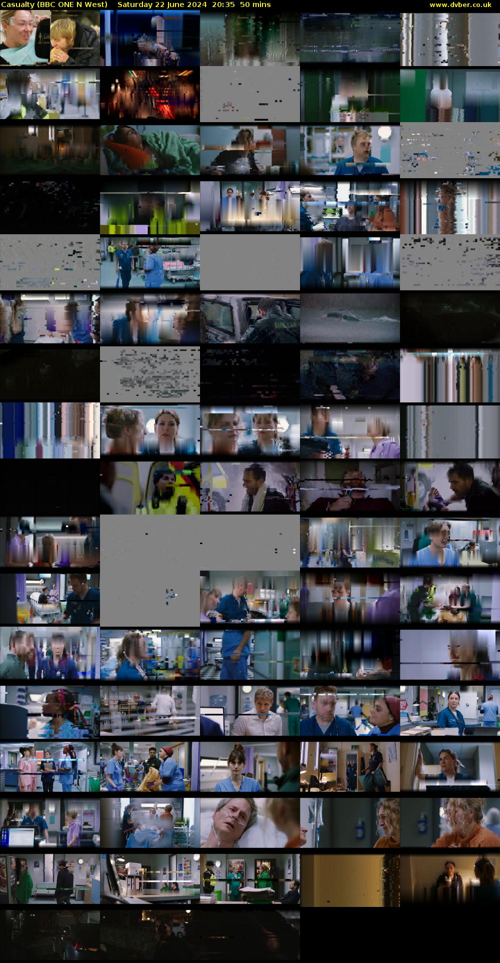 Casualty (BBC ONE N West) Saturday 22 June 2024 20:35 - 21:25