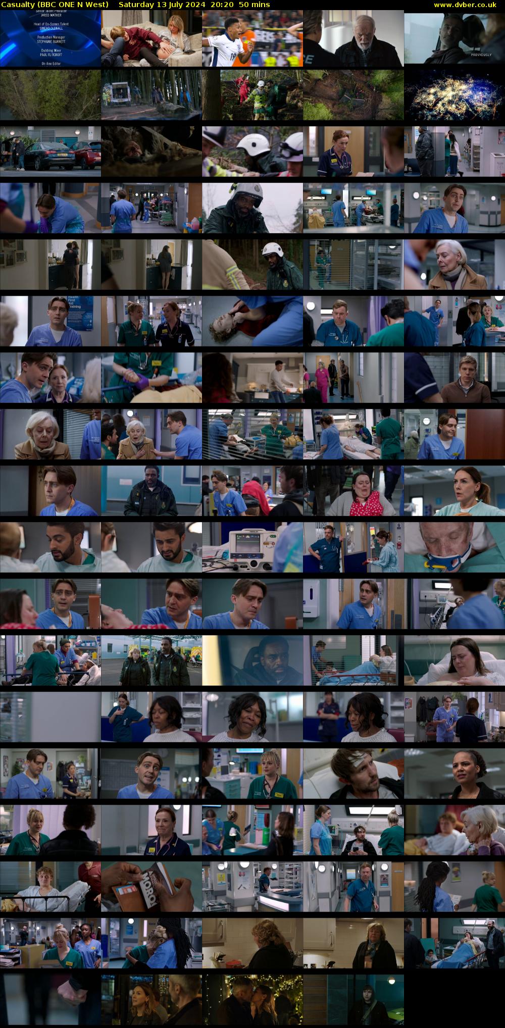 Casualty (BBC ONE N West) Saturday 13 July 2024 20:20 - 21:10