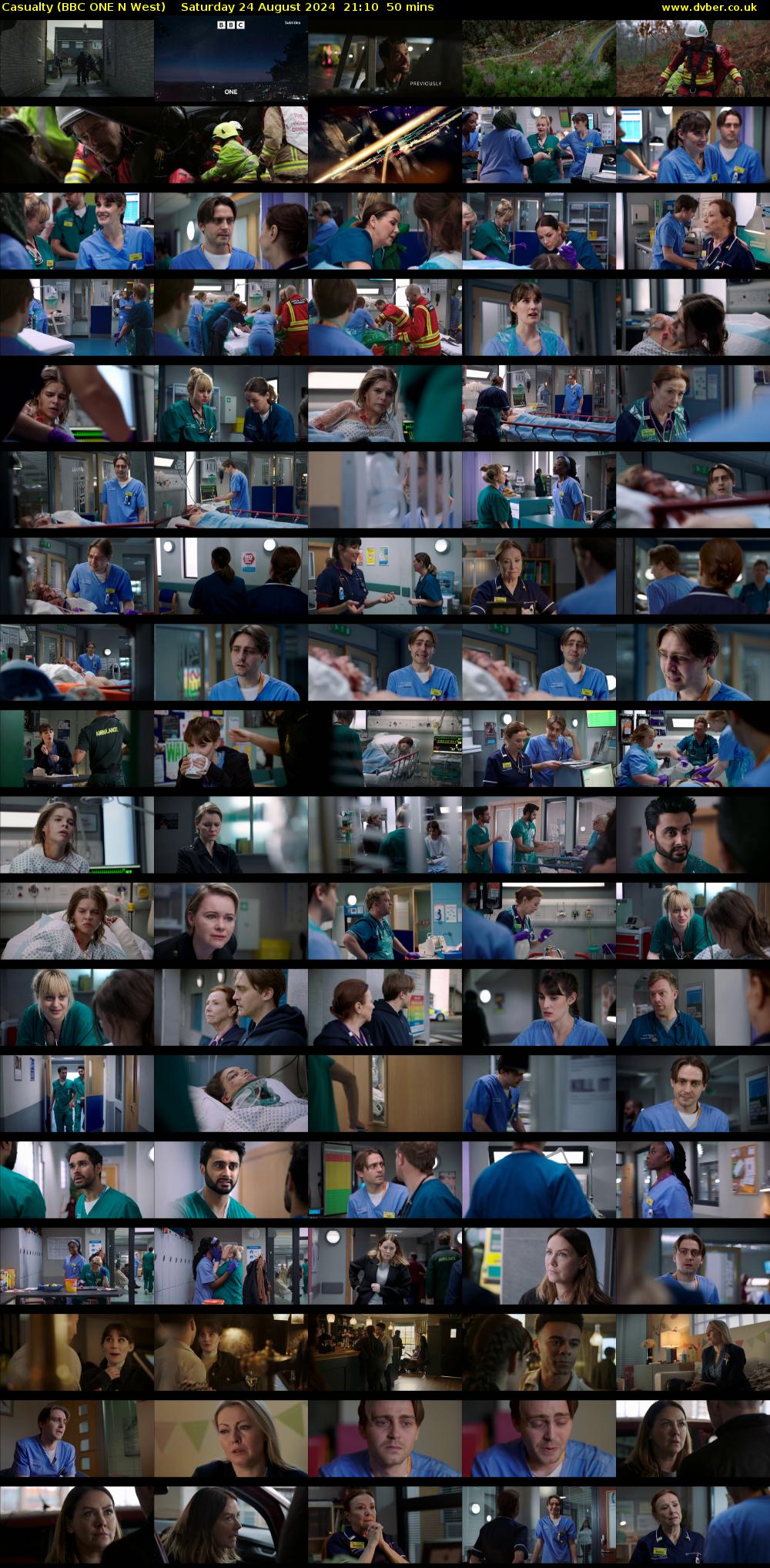 Casualty (BBC ONE N West) Saturday 24 August 2024 21:10 - 22:00