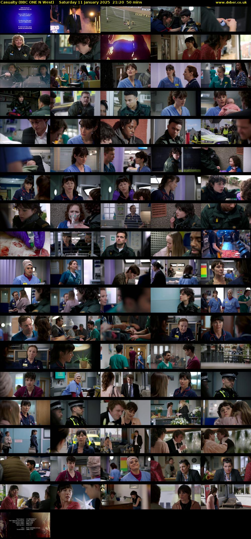 Casualty (BBC ONE N West) Saturday 11 January 2025 21:20 - 22:10
