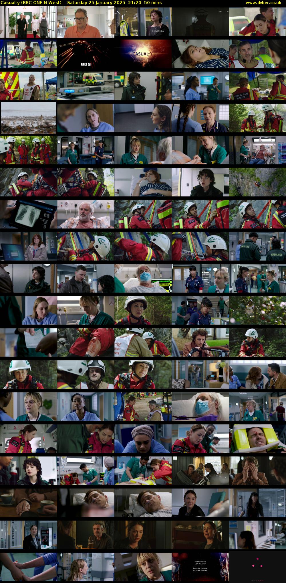 Casualty (BBC ONE N West) Saturday 25 January 2025 21:20 - 22:10