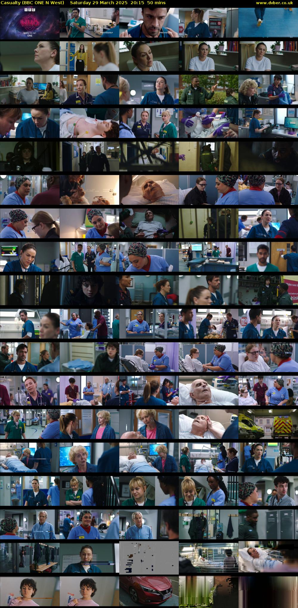 Casualty (BBC ONE N West) Saturday 29 March 2025 20:15 - 21:05