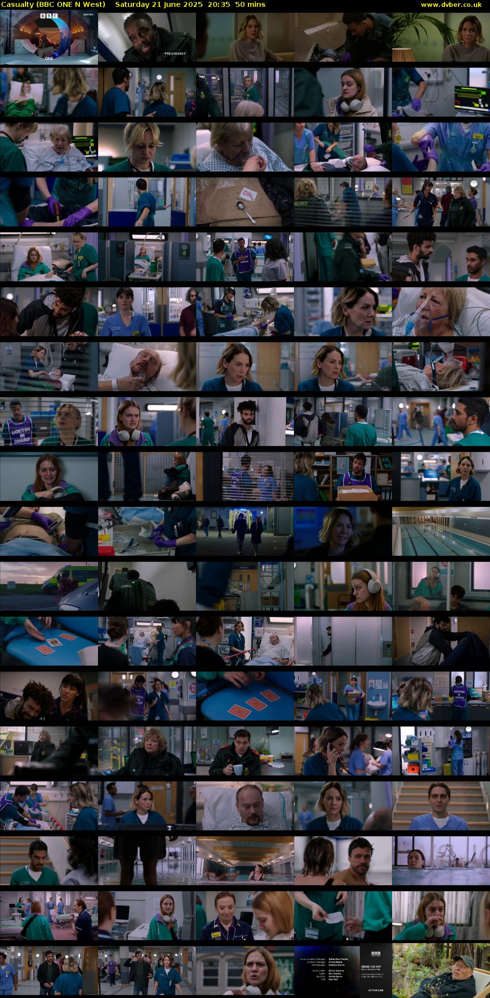 Casualty (BBC ONE N West) Saturday 21 June 2025 20:35 - 21:25