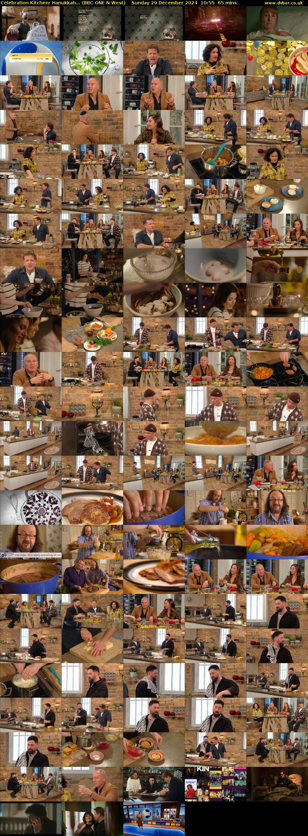 Celebration Kitchen: Hanukkah... (BBC ONE N West) Sunday 29 December 2024 10:55 - 12:00