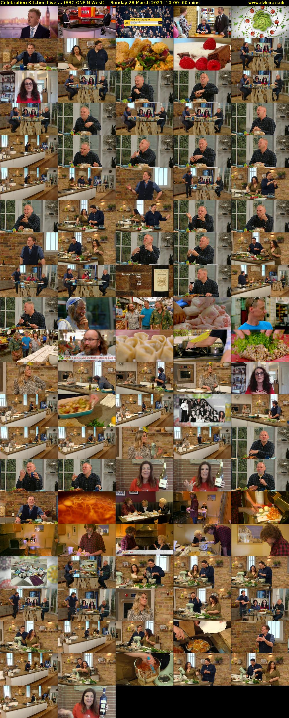Celebration Kitchen Live:... (BBC ONE N West) Sunday 28 March 2021 10:00 - 11:00