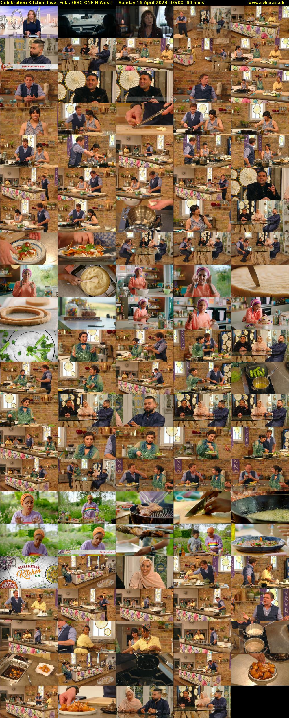 Celebration Kitchen Live: Eid... (BBC ONE N West) Sunday 16 April 2023 10:00 - 11:00
