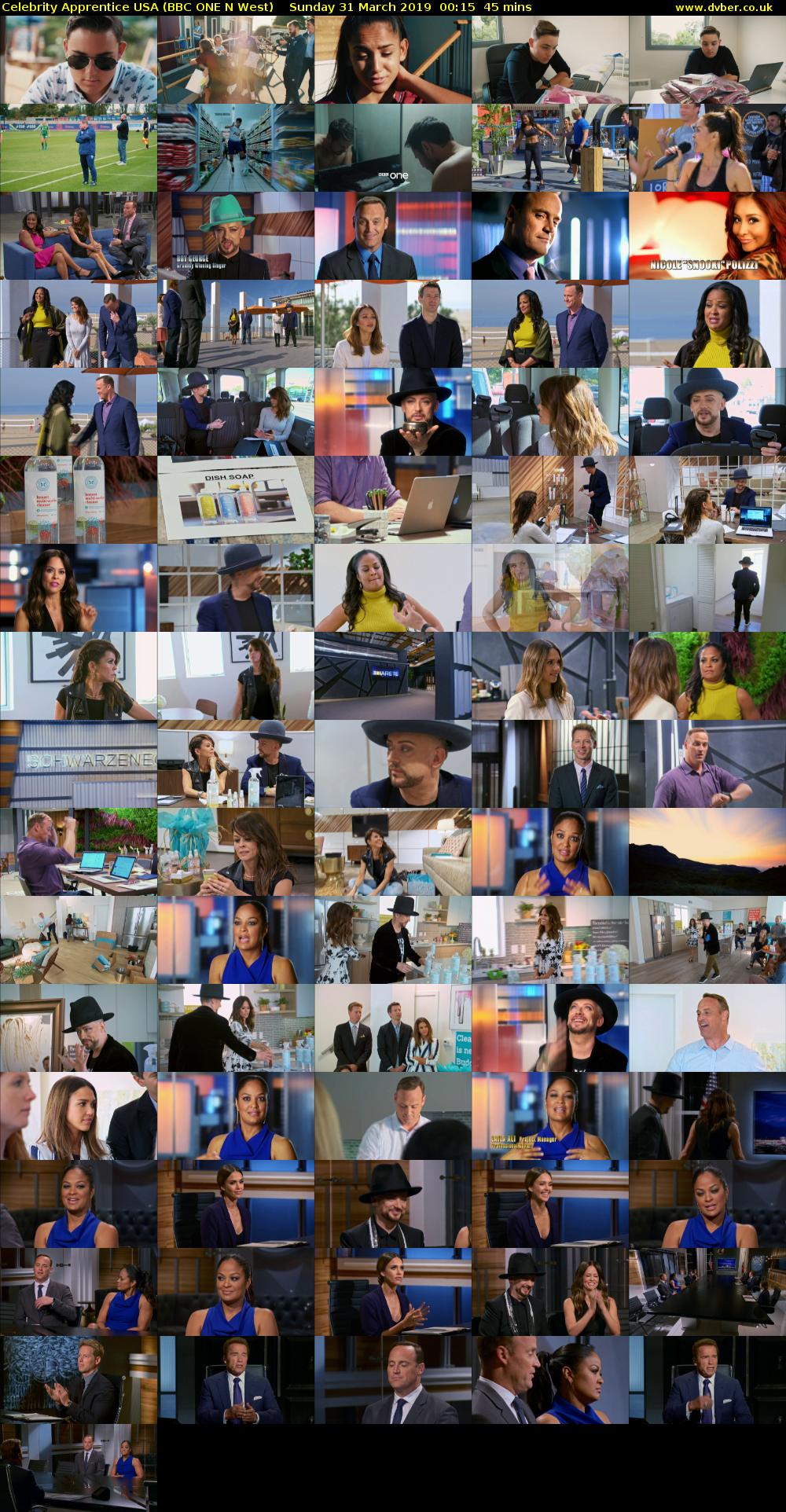 Celebrity Apprentice USA (BBC ONE N West) Sunday 31 March 2019 00:15 - 02:00