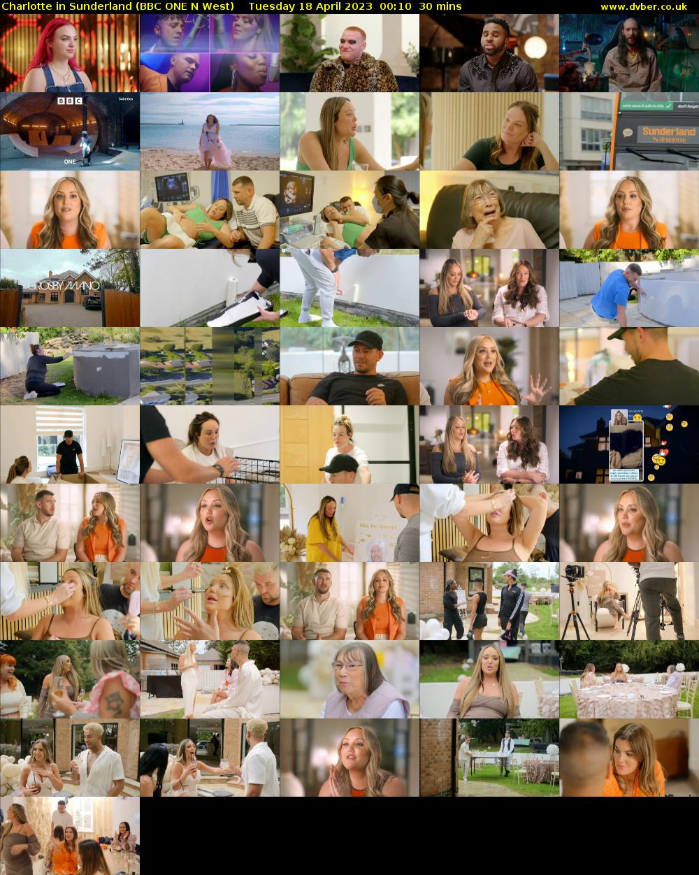 Charlotte in Sunderland (BBC ONE N West) Tuesday 18 April 2023 00:10 - 00:40