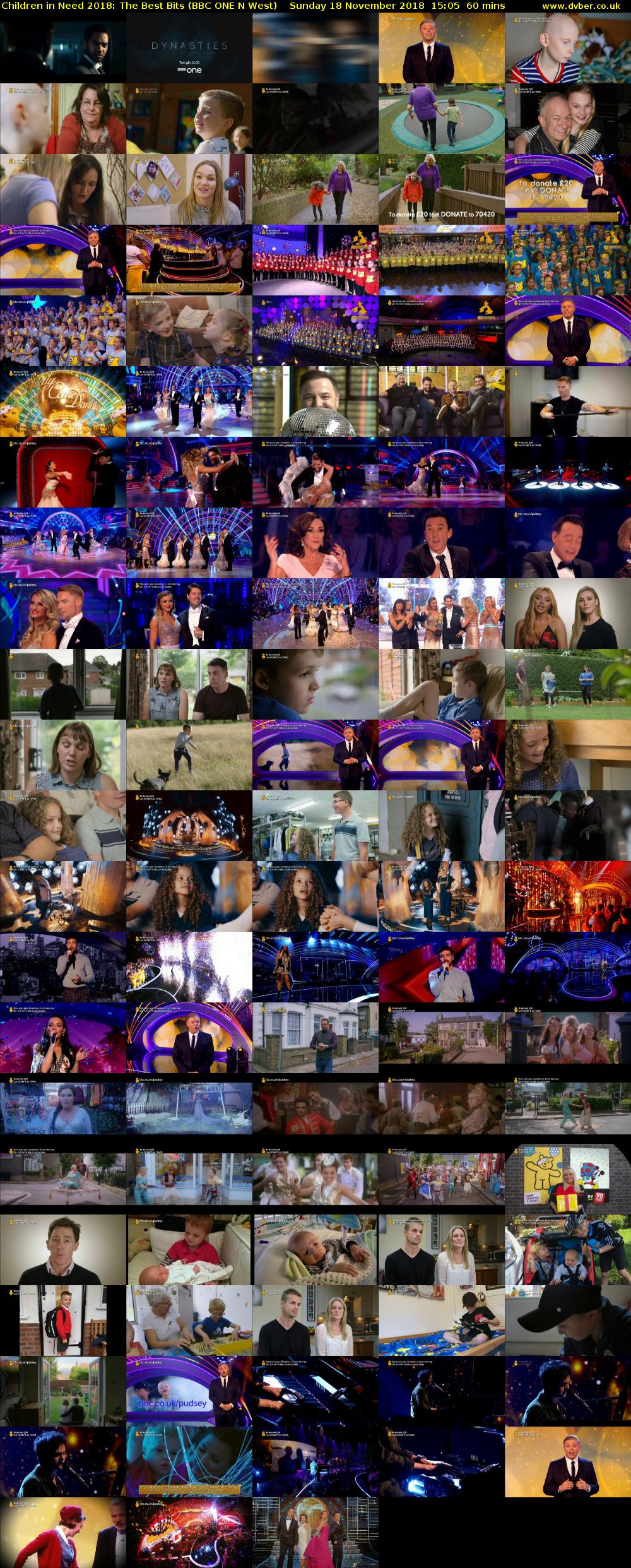 Children in Need 2018: The Best Bits (BBC ONE N West) Sunday 18 November 2018 15:05 - 16:05