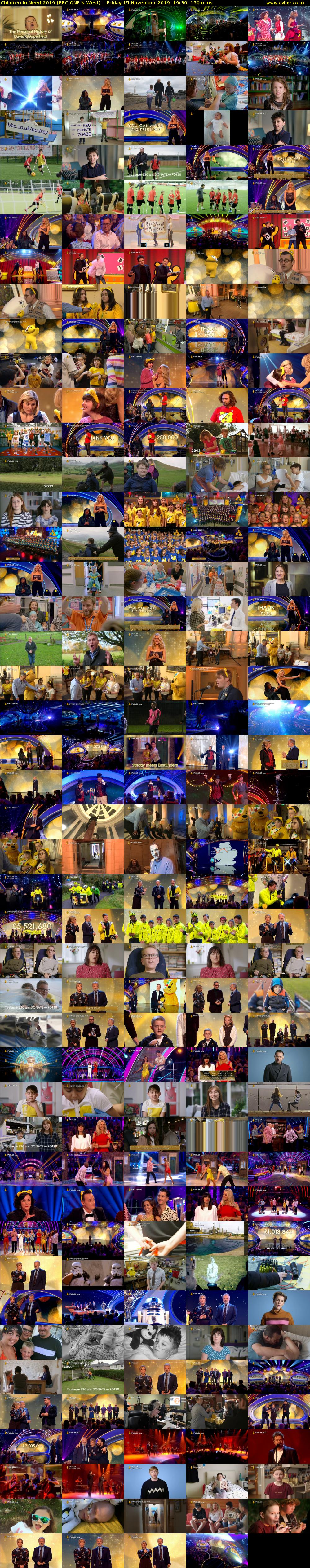 Children in Need 2019 (BBC ONE N West) Friday 15 November 2019 19:30 - 22:00