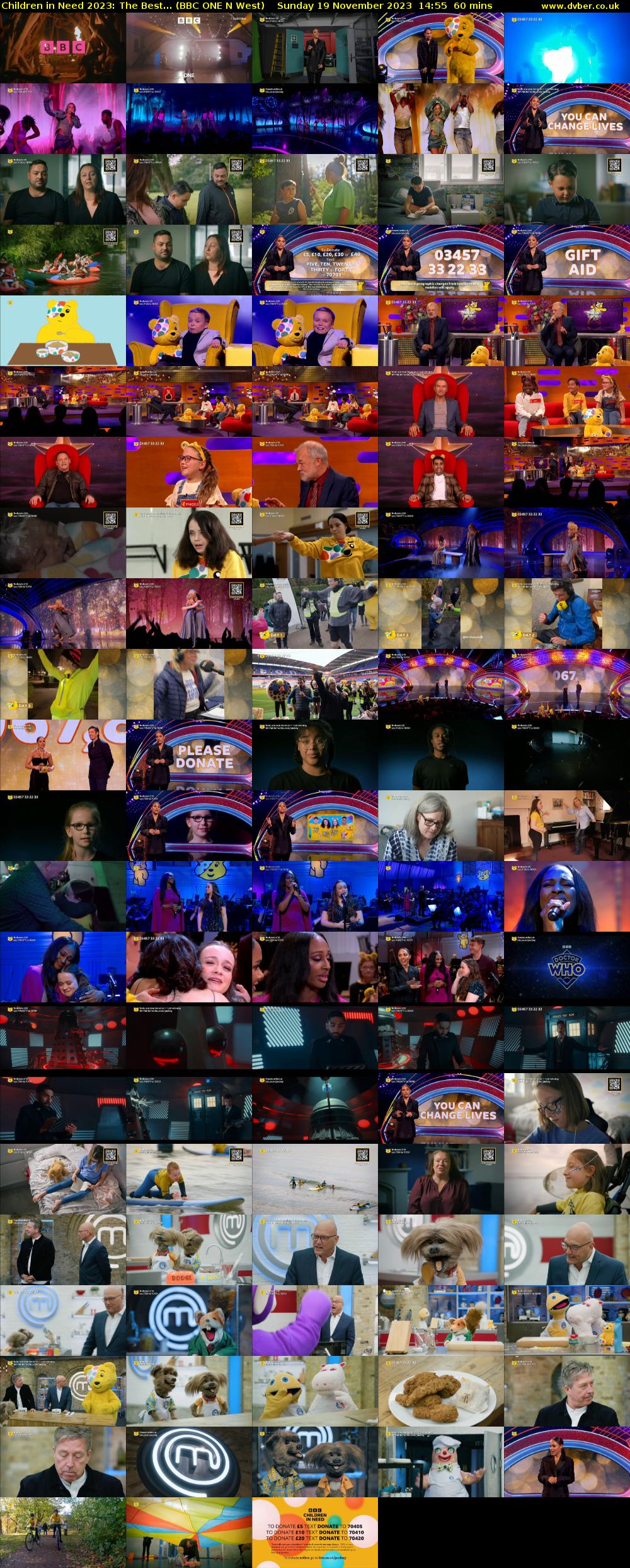 Children in Need 2023: The Best... (BBC ONE N West) Sunday 19 November 2023 14:55 - 15:55
