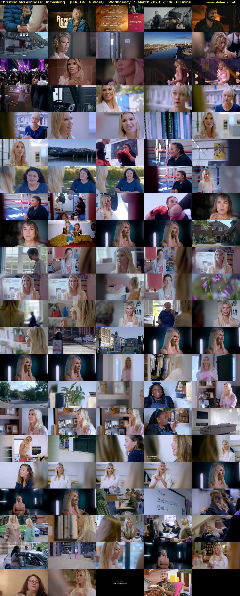 Christine McGuinness: Unmasking... (BBC ONE N West) Wednesday 15 March 2023 21:00 - 22:00
