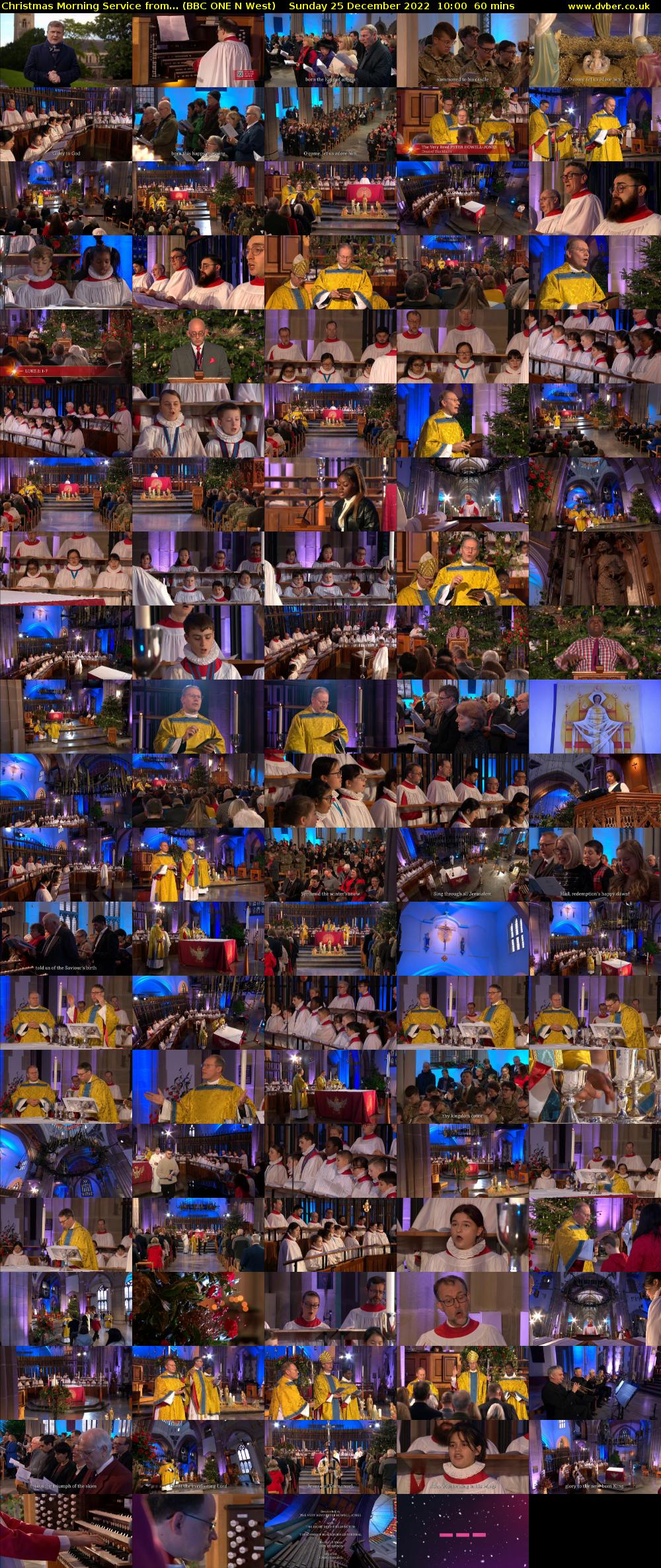 Christmas Morning Service from... (BBC ONE N West) Sunday 25 December 2022 10:00 - 11:00