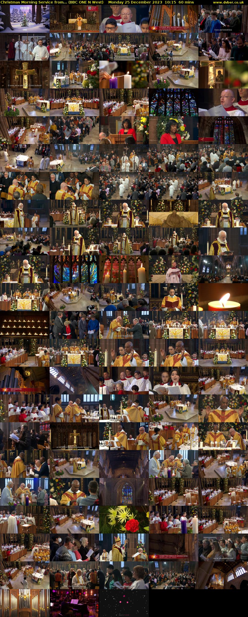 Christmas Morning Service from... (BBC ONE N West) Monday 25 December 2023 10:15 - 11:15