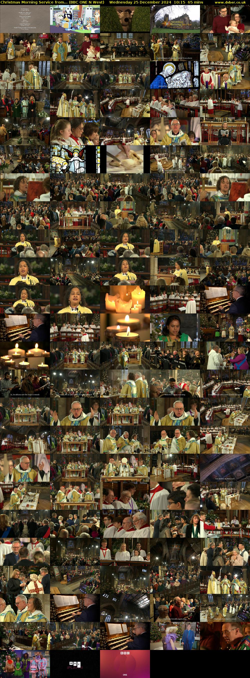 Christmas Morning Service from... (BBC ONE N West) Wednesday 25 December 2024 10:15 - 11:20