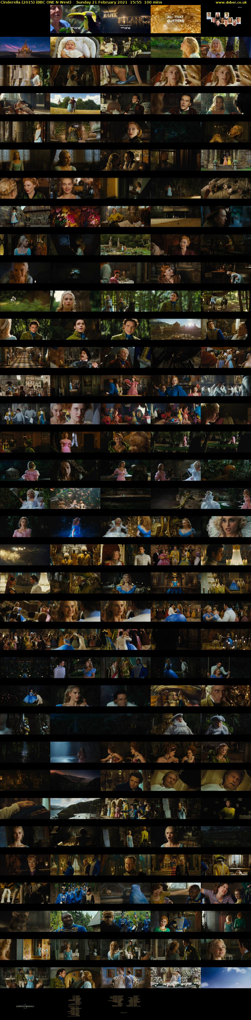 Cinderella (2015) (BBC ONE N West) Sunday 21 February 2021 15:55 - 17:35
