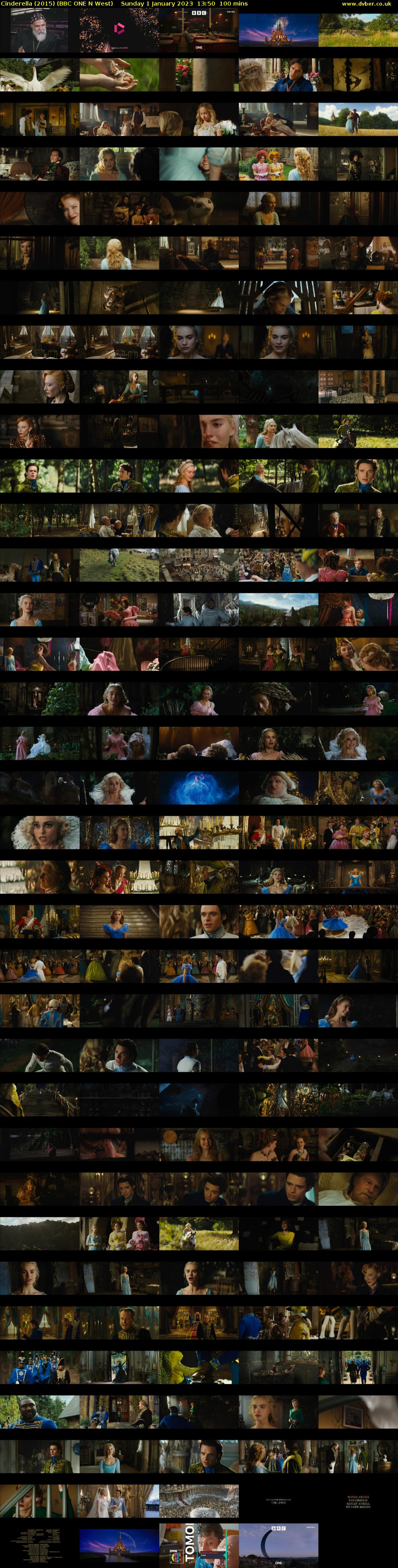 Cinderella (2015) (BBC ONE N West) Sunday 1 January 2023 13:50 - 15:30