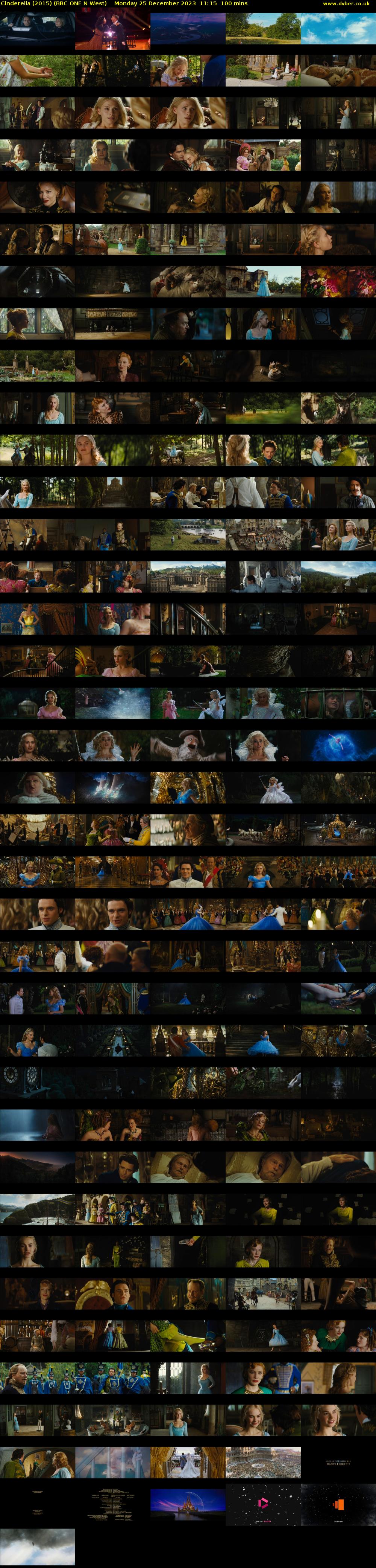 Cinderella (2015) (BBC ONE N West) Monday 25 December 2023 11:15 - 12:55