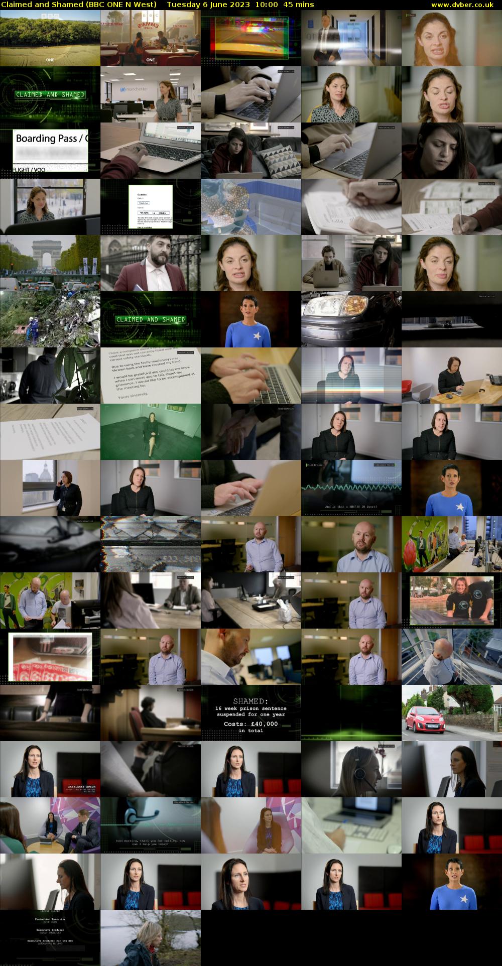 Claimed and Shamed (BBC ONE N West) Tuesday 6 June 2023 10:00 - 10:45