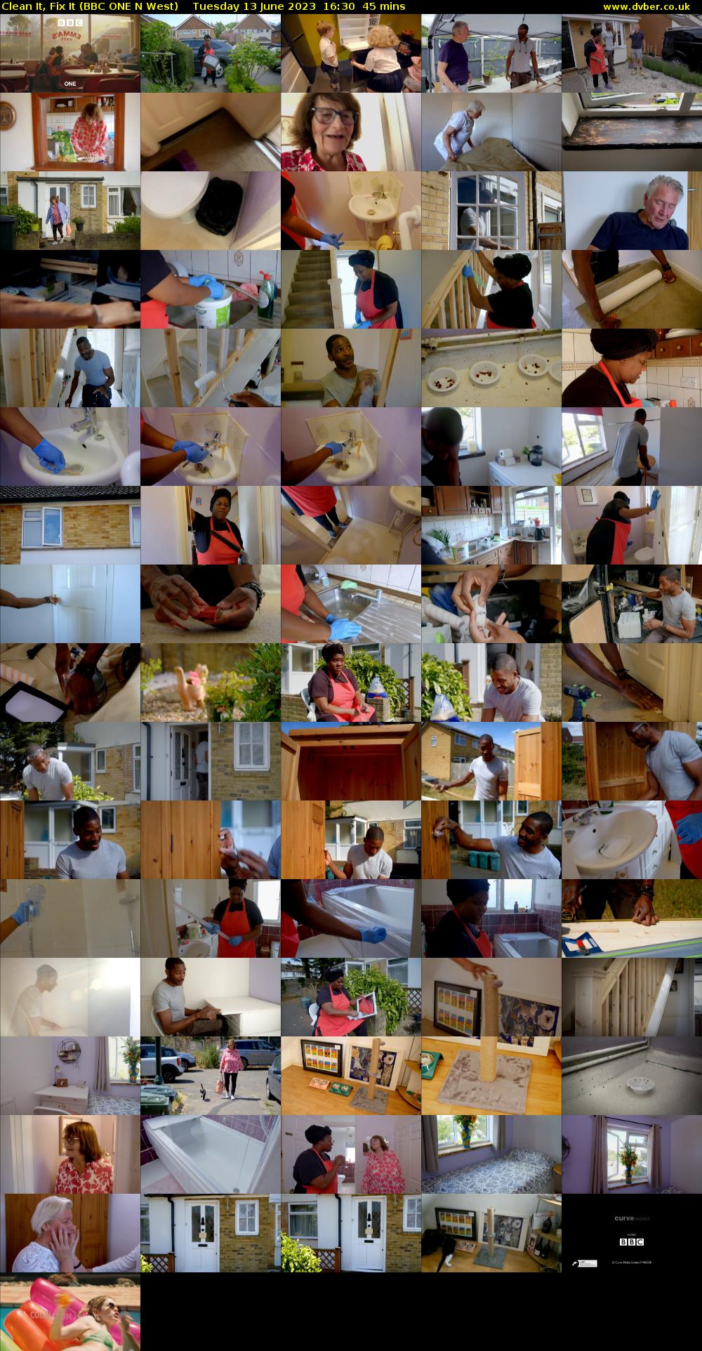 Clean It, Fix It (BBC ONE N West) Tuesday 13 June 2023 16:30 - 17:15