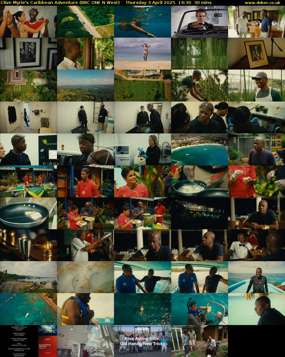 Clive Myrie's Caribbean Adventure (BBC ONE N West) Thursday 3 April 2025 14:30 - 15:00