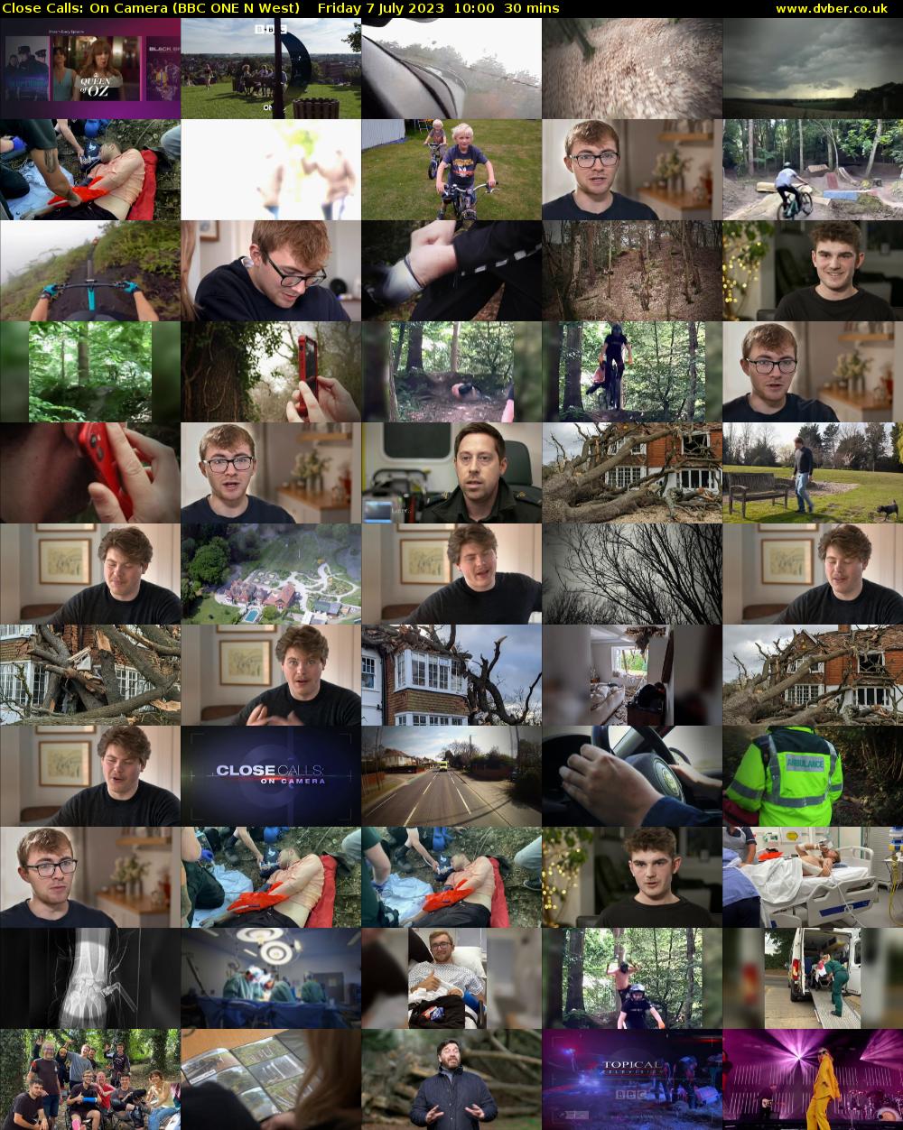 Close Calls: On Camera (BBC ONE N West) Friday 7 July 2023 10:00 - 10:30
