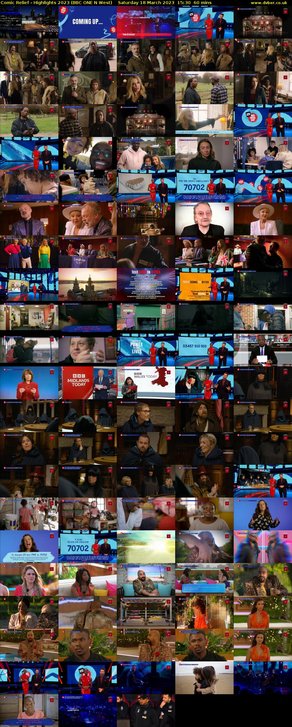 Comic Relief - Highlights 2023 (BBC ONE N West) Saturday 18 March 2023 15:30 - 16:30