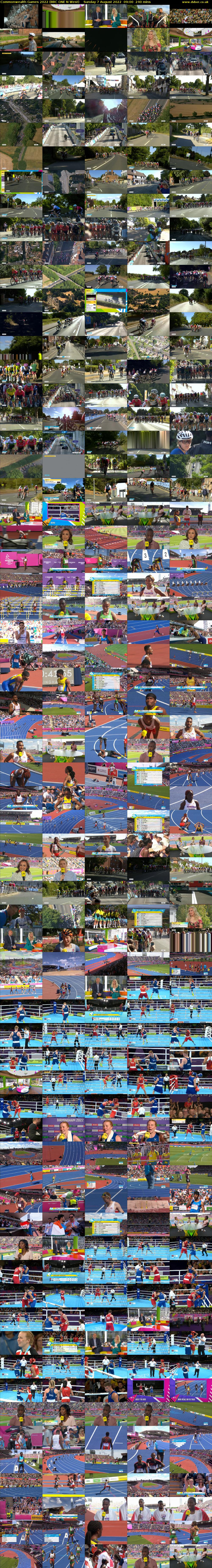 Commonwealth Games 2022 (BBC ONE N West) Sunday 7 August 2022 09:00 - 13:00