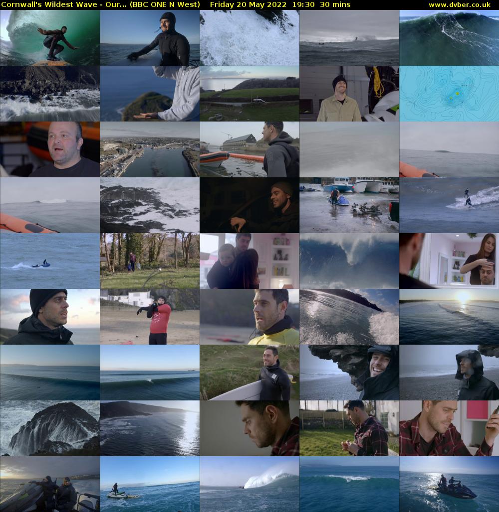 Cornwall's Wildest Wave - Our... (BBC ONE N West) Friday 20 May 2022 19:30 - 20:00