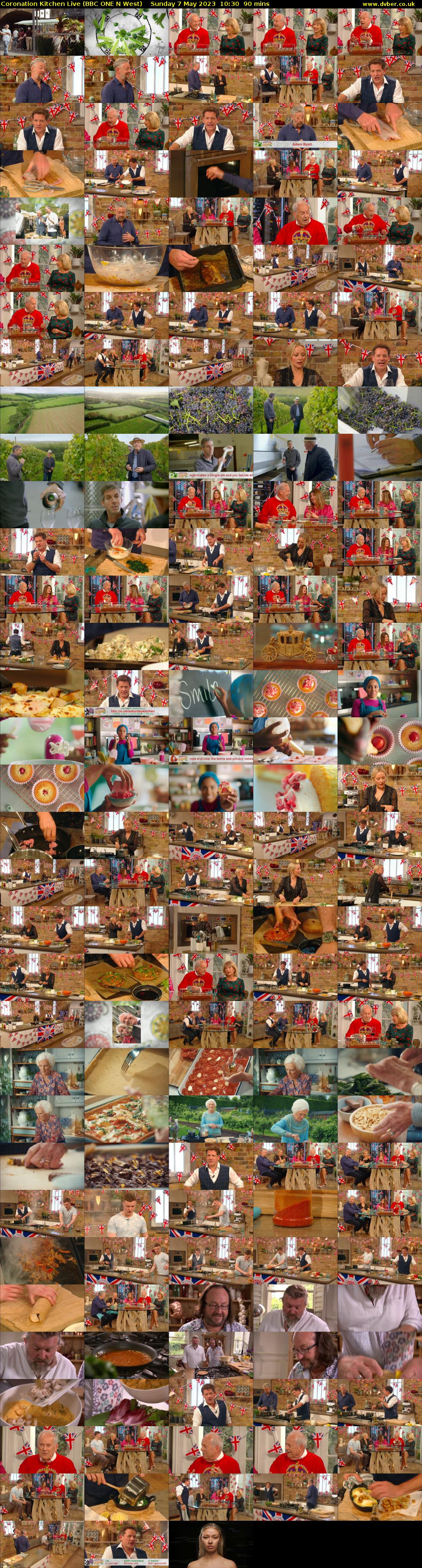 Coronation Kitchen Live (BBC ONE N West) Sunday 7 May 2023 10:30 - 12:00