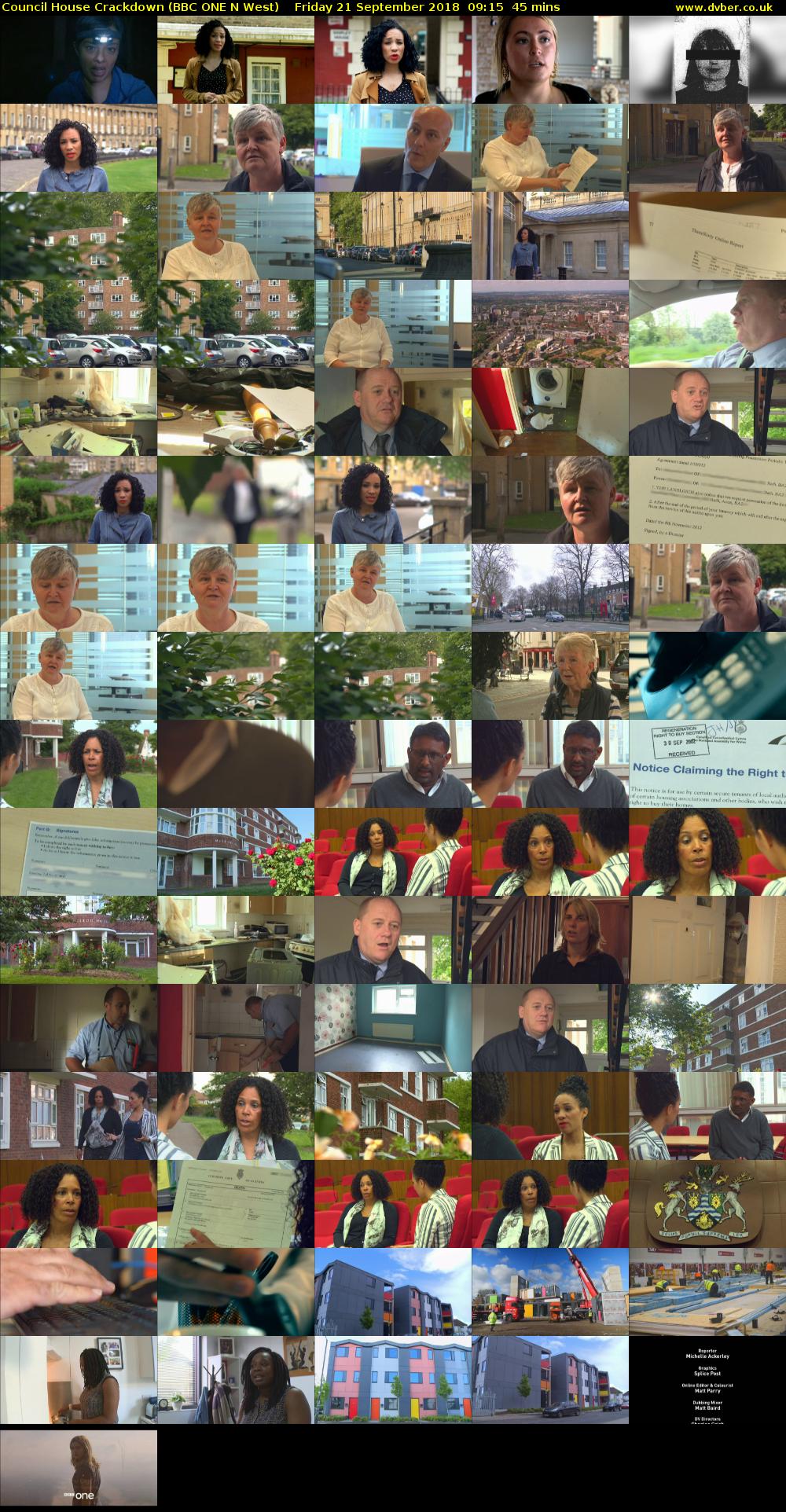 Council House Crackdown (BBC ONE N West) Friday 21 September 2018 09:15 - 10:00