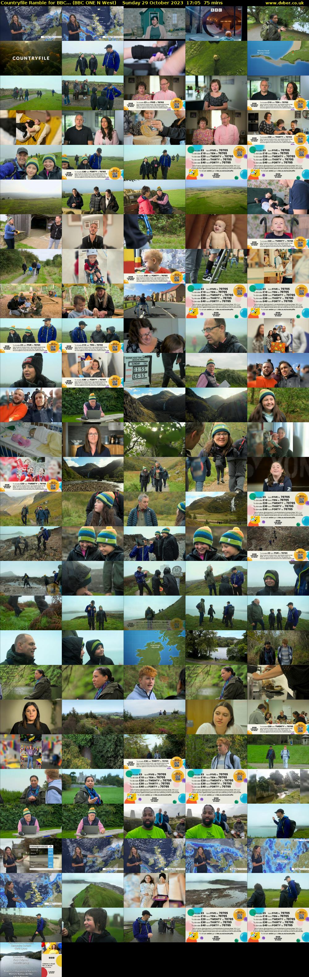 Countryfile Ramble for BBC... (BBC ONE N West) Sunday 29 October 2023 17:05 - 18:20