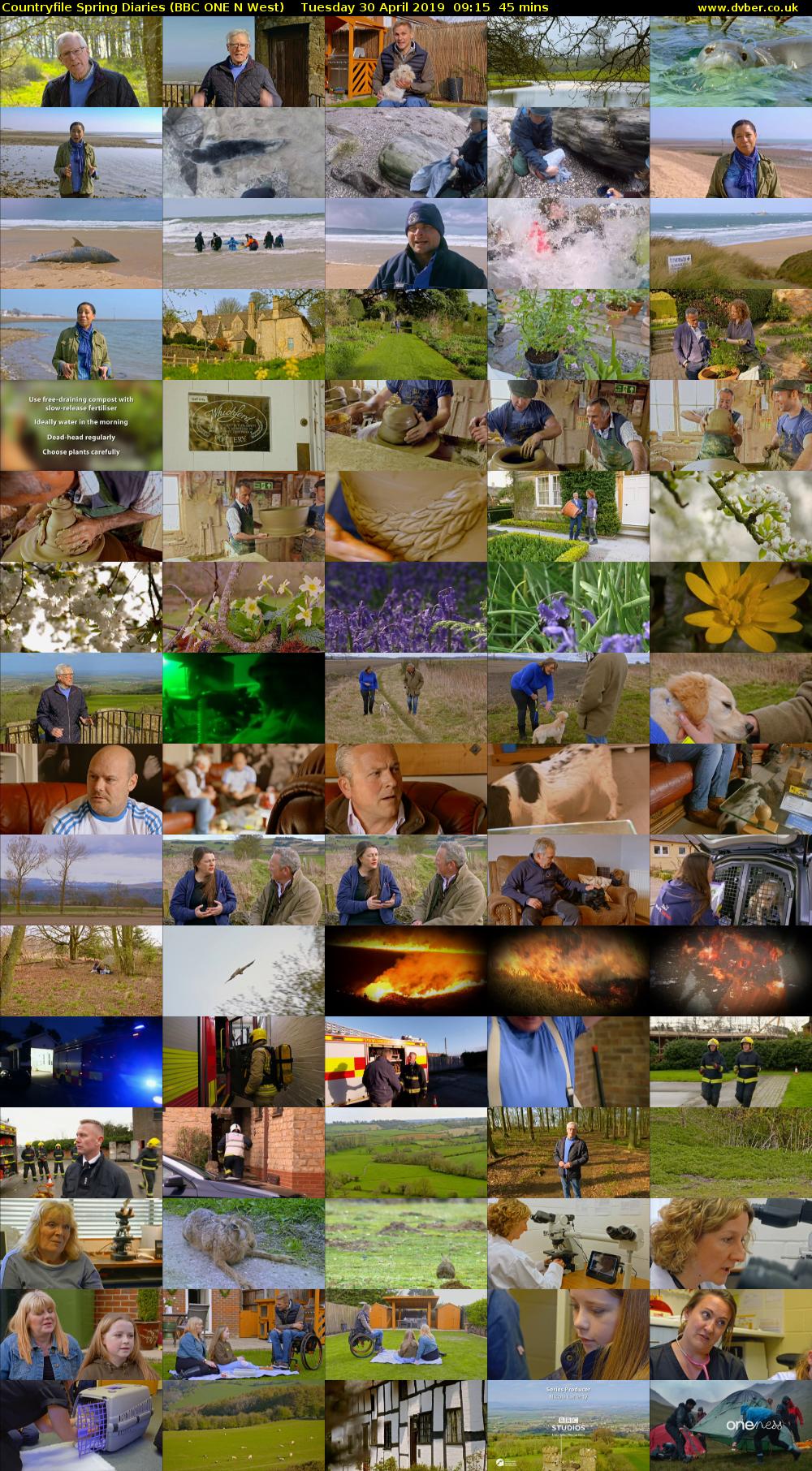 Countryfile Spring Diaries (BBC ONE N West) Tuesday 30 April 2019 09:15 - 10:00