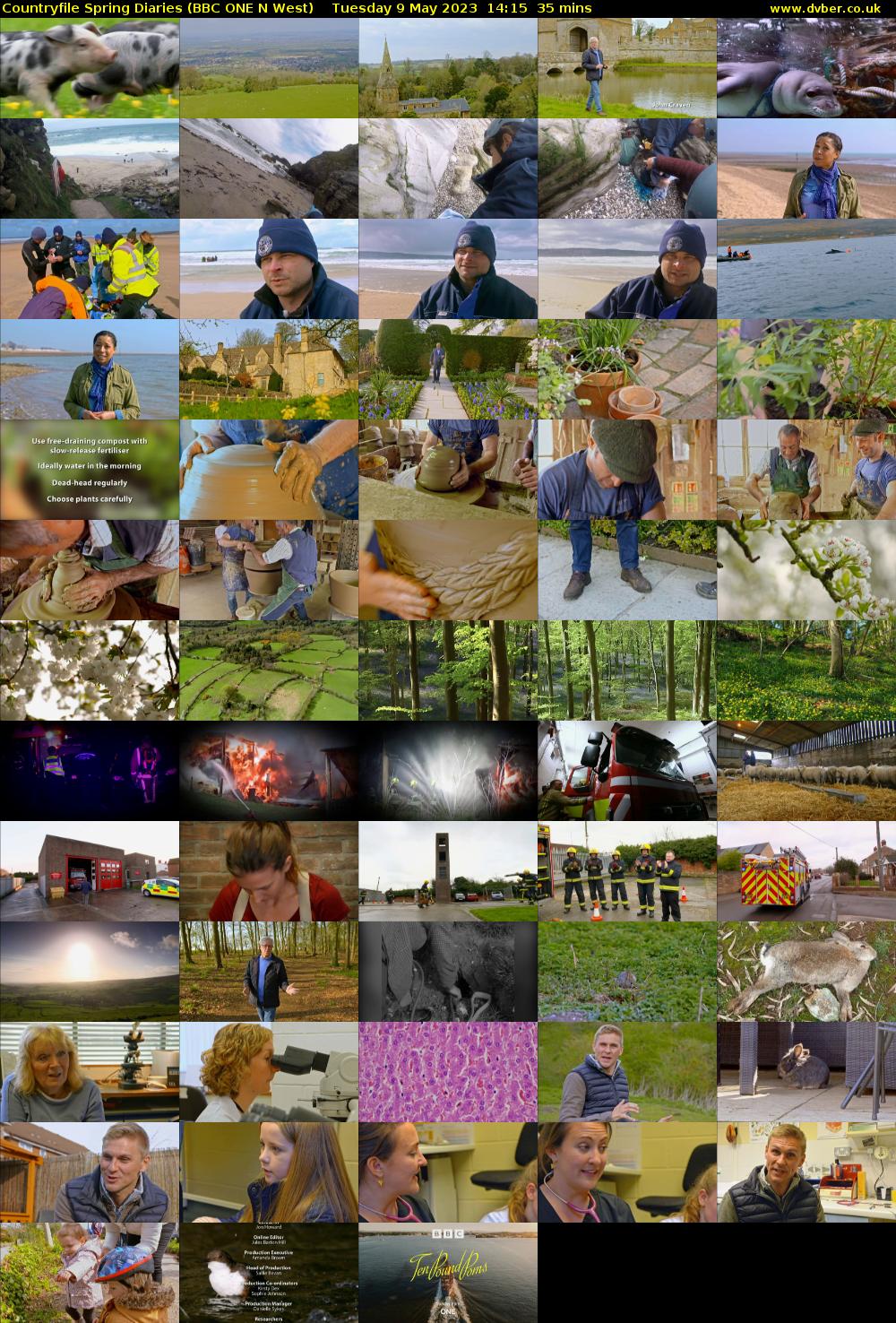 Countryfile Spring Diaries (BBC ONE N West) Tuesday 9 May 2023 14:15 - 14:50