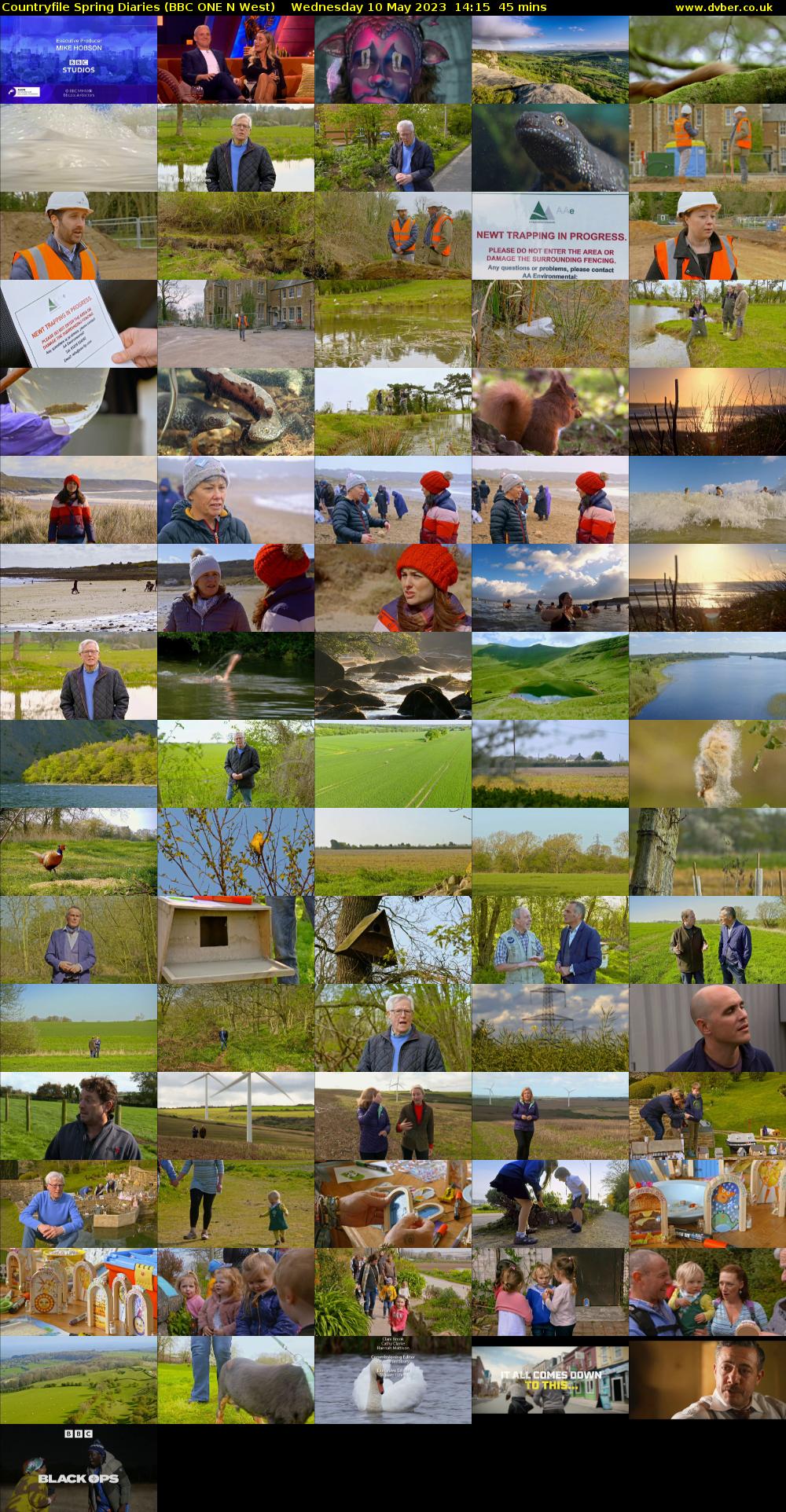 Countryfile Spring Diaries (BBC ONE N West) Wednesday 10 May 2023 14:15 - 15:00