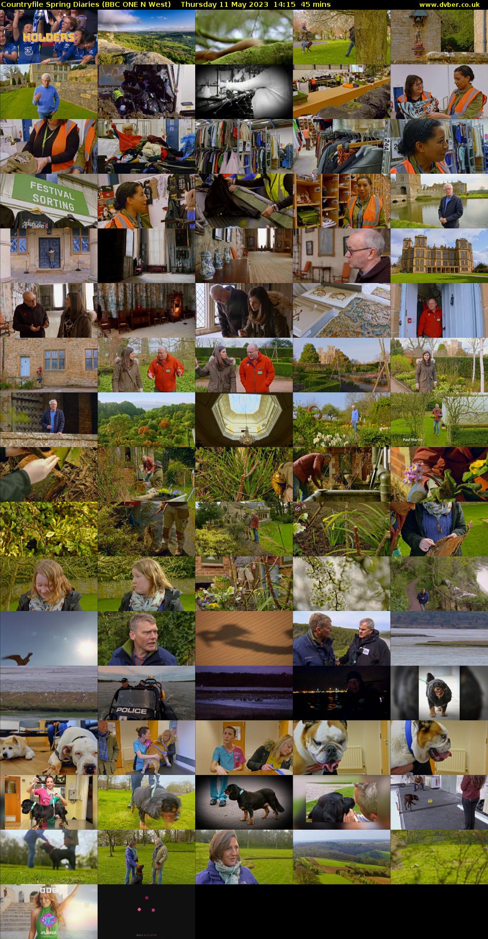 Countryfile Spring Diaries (BBC ONE N West) Thursday 11 May 2023 14:15 - 15:00
