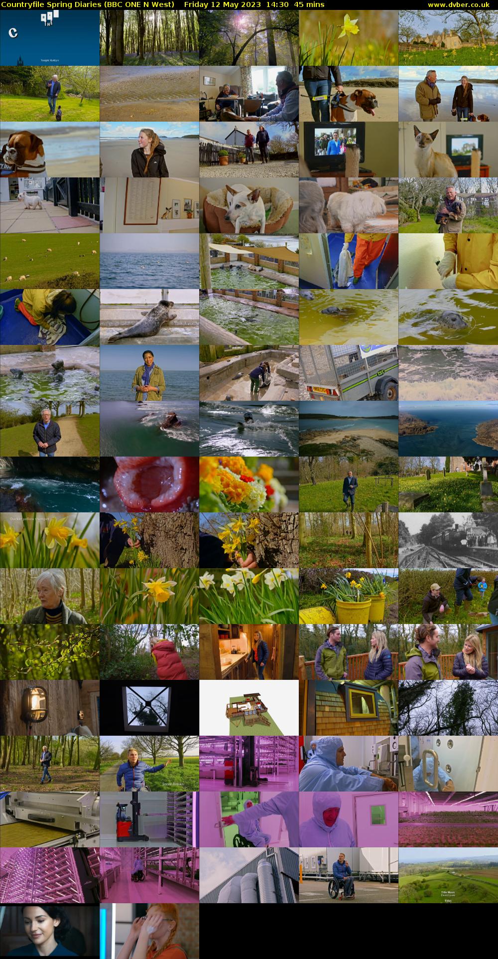 Countryfile Spring Diaries (BBC ONE N West) Friday 12 May 2023 14:30 - 15:15