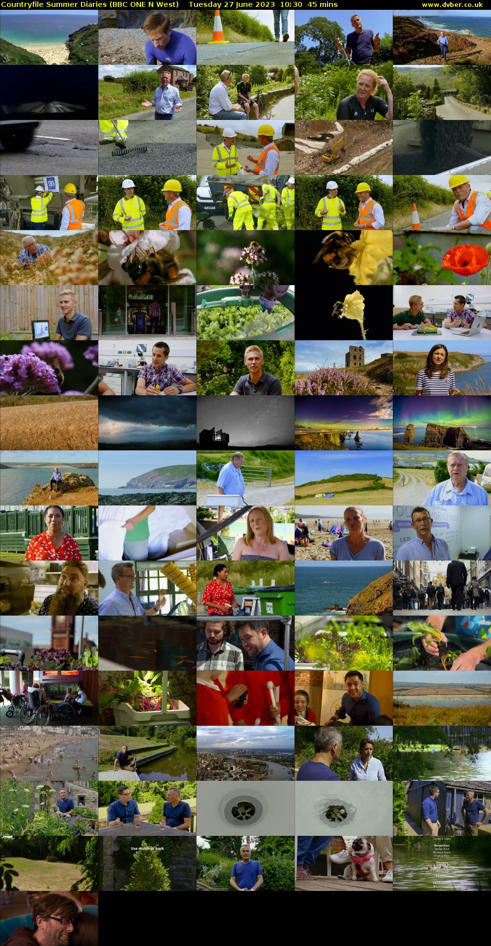 Countryfile Summer Diaries (BBC ONE N West) Tuesday 27 June 2023 10:30 - 11:15