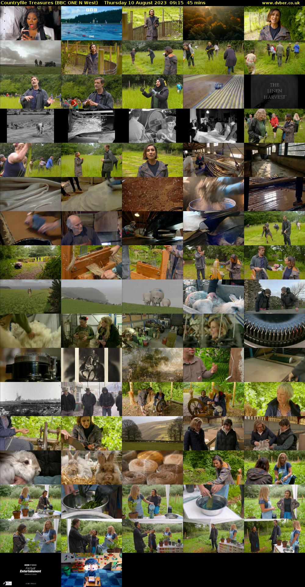 Countryfile Treasures (BBC ONE N West) Thursday 10 August 2023 09:15 - 10:00