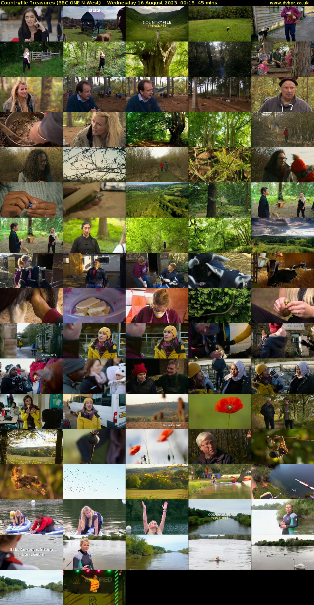 Countryfile Treasures (BBC ONE N West) Wednesday 16 August 2023 09:15 - 10:00