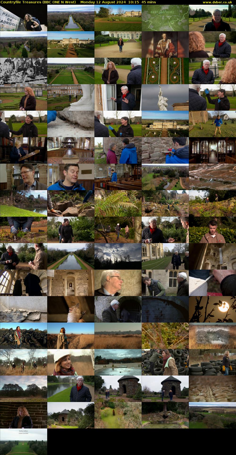 Countryfile Treasures (BBC ONE N West) Monday 12 August 2024 10:15 - 11:00