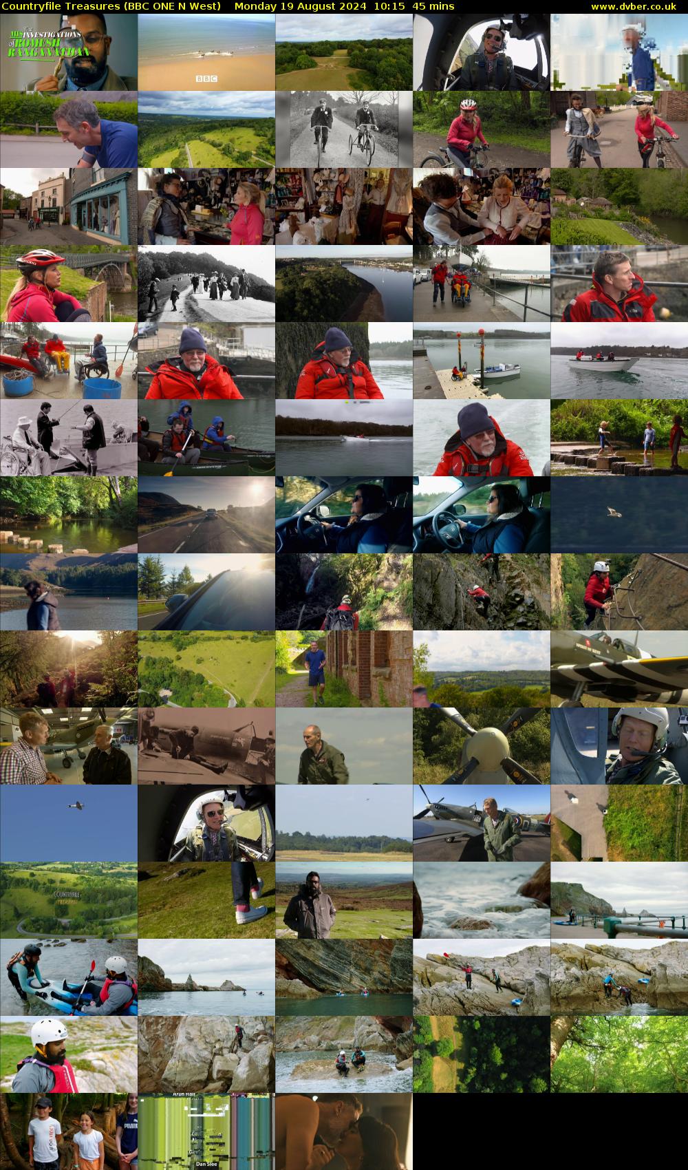 Countryfile Treasures (BBC ONE N West) Monday 19 August 2024 10:15 - 11:00