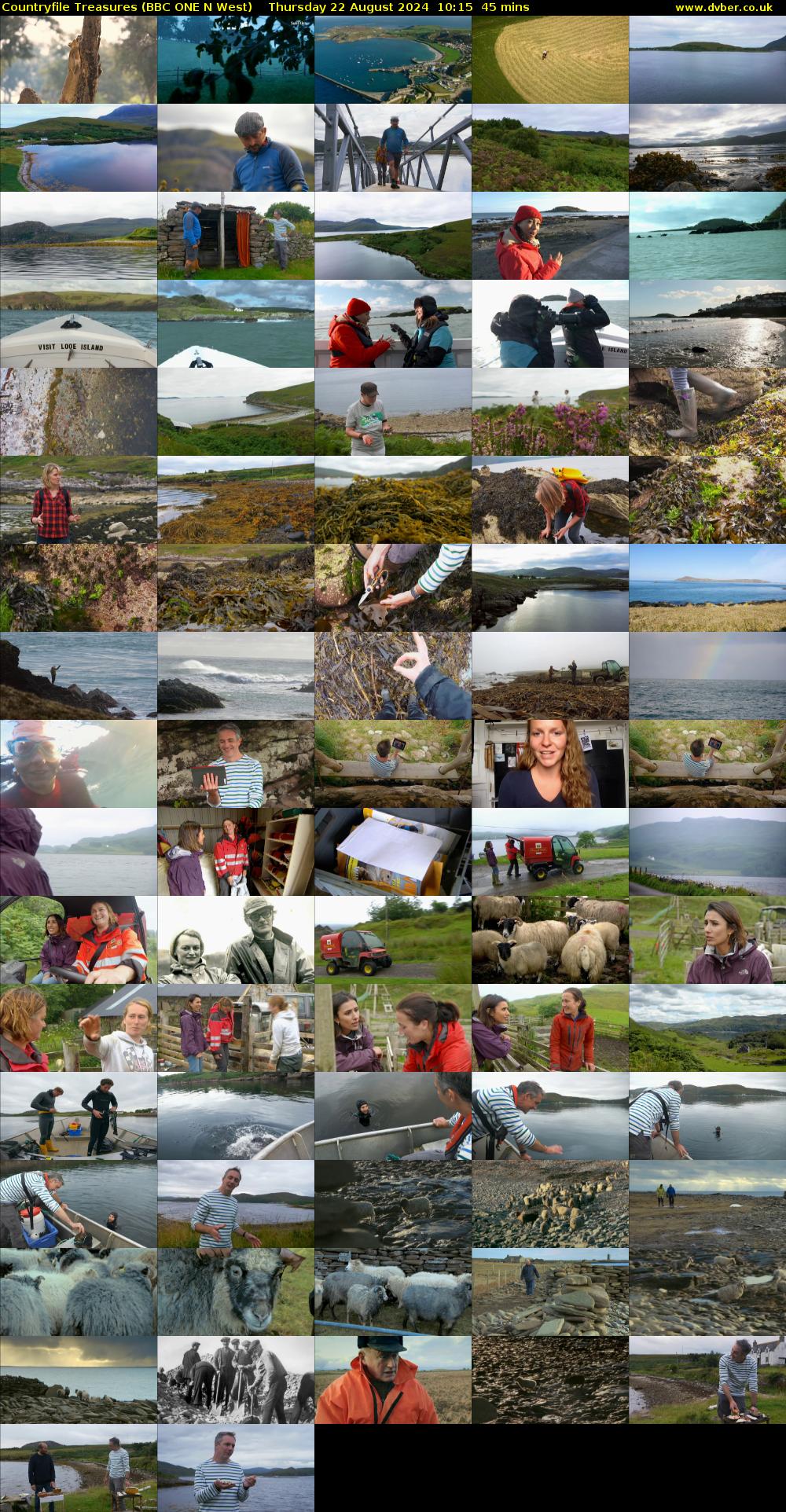 Countryfile Treasures (BBC ONE N West) Thursday 22 August 2024 10:15 - 11:00