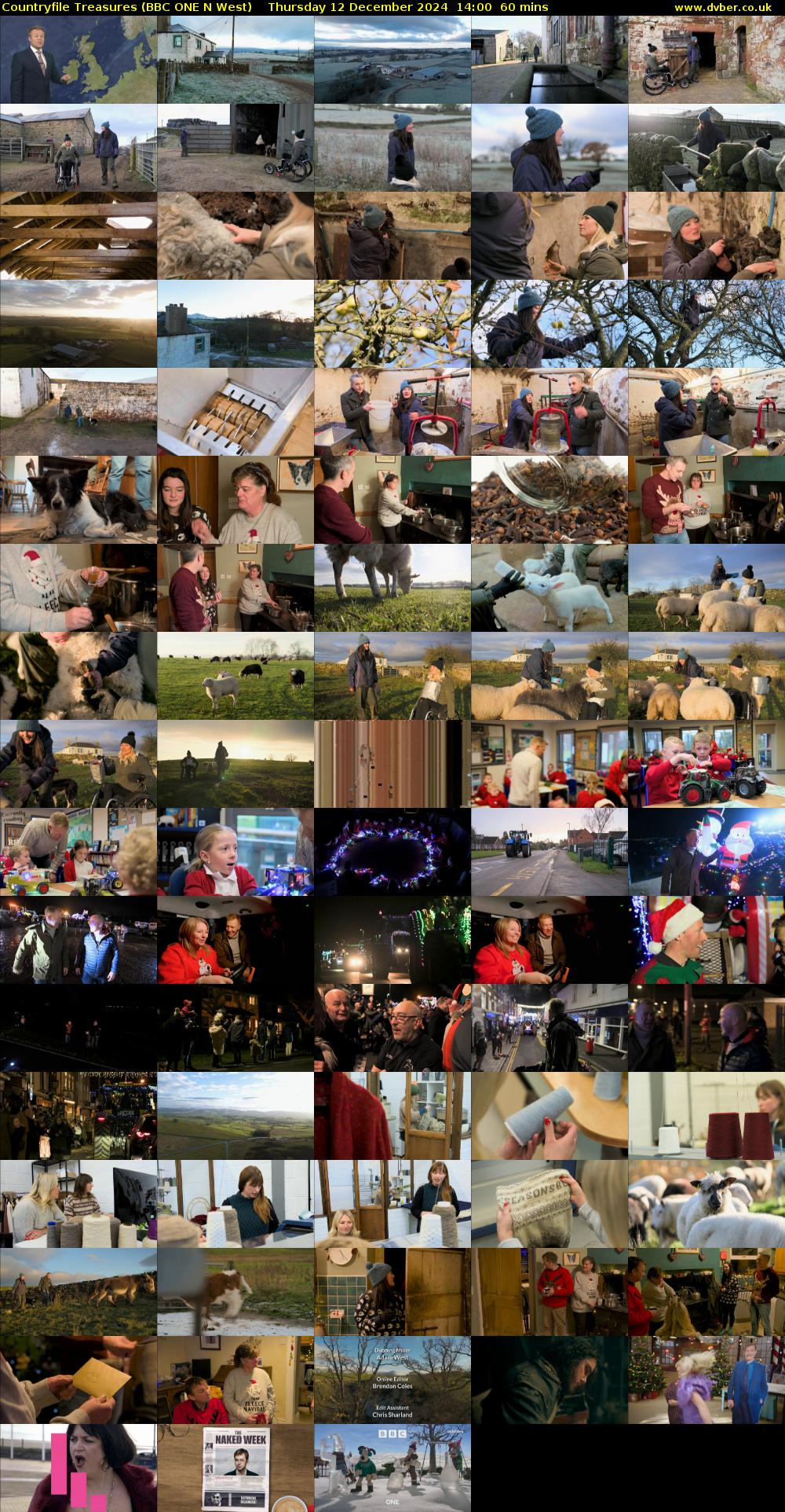Countryfile Treasures (BBC ONE N West) Thursday 12 December 2024 14:00 - 15:00