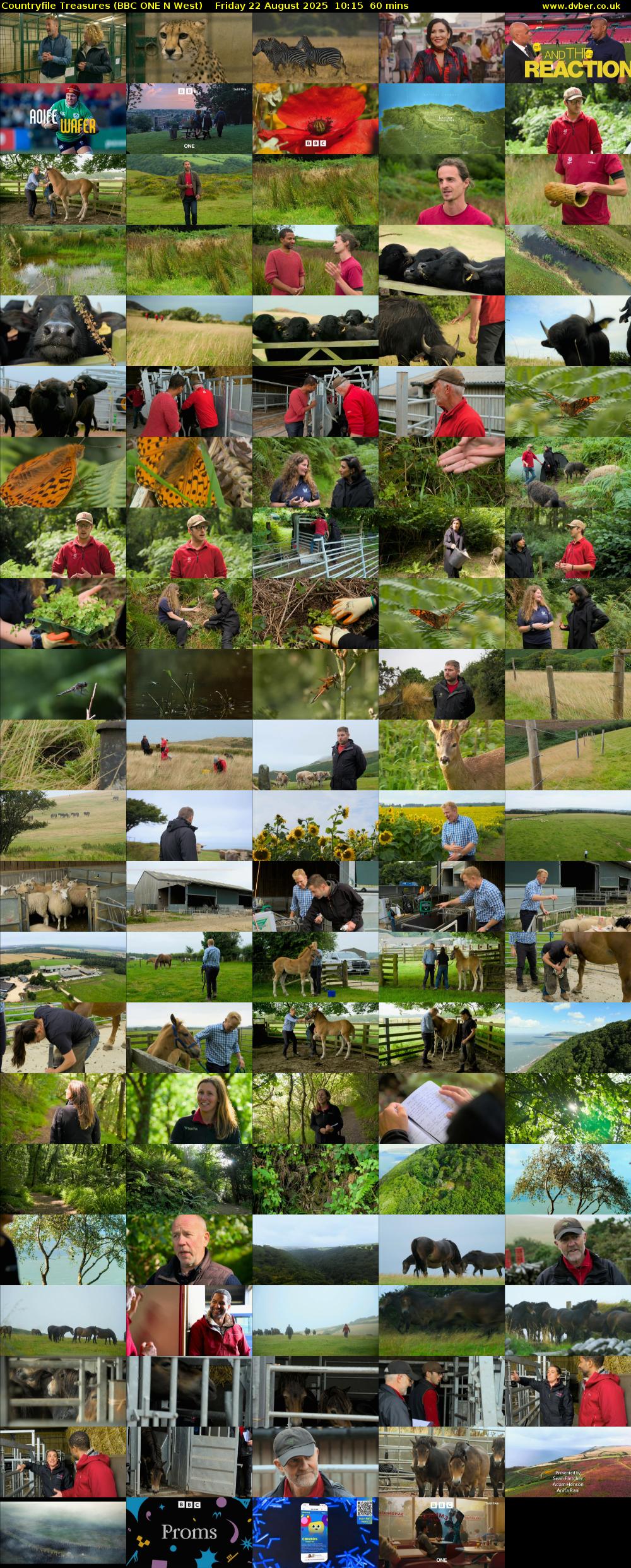 Countryfile Treasures (BBC ONE N West) Friday 22 August 2025 10:15 - 11:15
