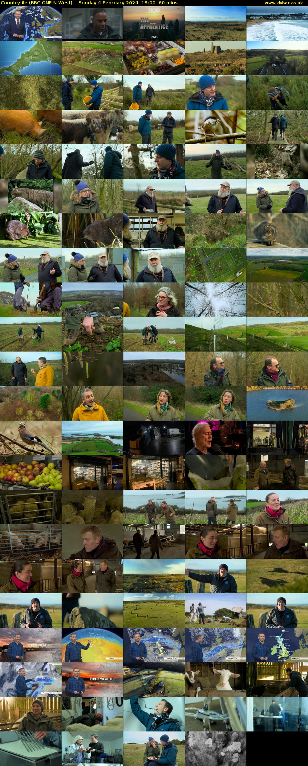 Countryfile (BBC ONE N West) Sunday 4 February 2024 18:00 - 19:00