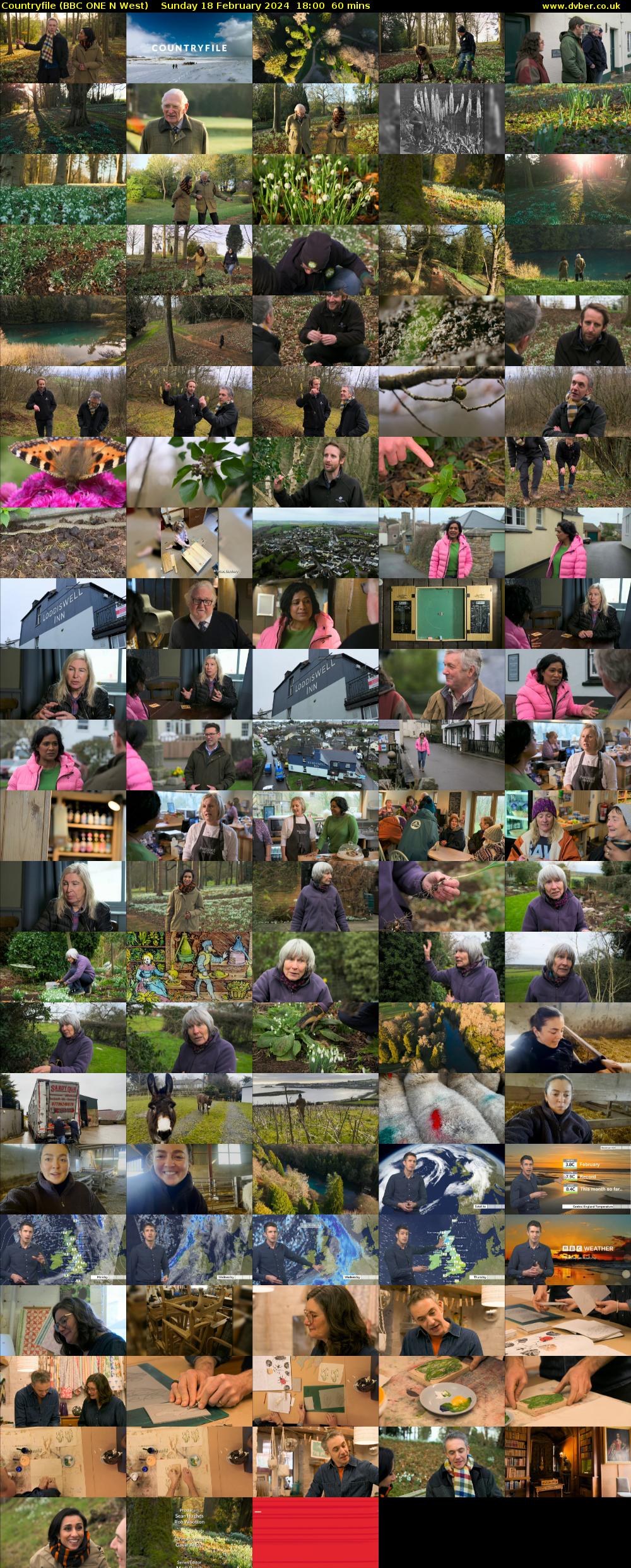 Countryfile (BBC ONE N West) Sunday 18 February 2024 18:00 - 19:00